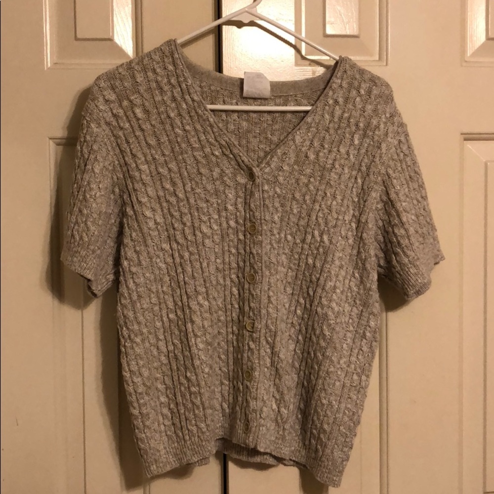 Vintage knitted button down. No flaws S/M/L